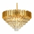 Pendente Lustre Dourado com Cristais ø72 DCD00459 Sindora