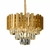 Pendente Lustre Dourado com Cristais ø52 DCD00457 Sindora