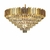 Pendente Lustre Dourado com Cristais ø92 DCD06538 Sindora