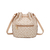 Bolsa tramado bucket monograma espaçosa média zíper e imã - comprar online