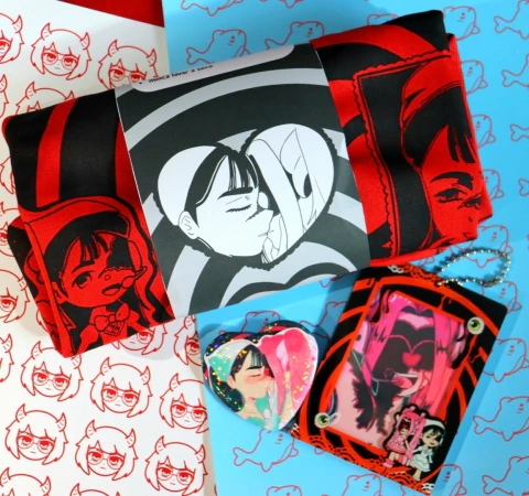 [PRÉ-VENDA] KIT 3: ECOBAG + CARDHOLDER + BOTTOM CORAÇÃO ZOMBIE STAGE
