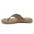 Chinelo Usaflex Couro Macio Conforto Bege - loja online