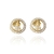 Brinco Mini Zircônias de Nossa Senhora Banhado em Ouro 18k - SHOPPING BRASILIA ATACADO & VAREJO