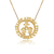 Colar Personalizado Mandala Com Filhos Juntos e Nomes Folheado em Ouro 18K Nome: