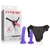 Kit Strap On - Cinta com Duas Próteses Penianas Roxa 17 cm e 19 cm (LS219L) - loja online