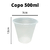 Copo 500 Ml Branco Ps Descartável 10 Pct Com 50 - Copoplast (39153) - comprar online