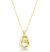 Colar Cartier Com Pingente Infinito Folheado Ouro 18k (822506)