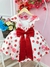 Vestido Infantil Off White Florido de Rosas Primavera Luxo (3315OV) - loja online