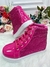 Coturno Infantil Barbie Pink Verniz Com Glitter e Cadarço (6003PV) - comprar online