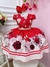 Vestido Infantil Vermelho Jardim das Borboletas C/ Pérolas (1155VM) - comprar online