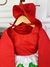 Imagem do Vestido Infantil Vermelho Com Capuz (3269VM)