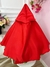 Vestido Infantil Vermelho Com Capuz (3269VM)