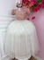 Vestido Infantil Rose C/ Renda e Saia Off White Damas Longo (2208RR)