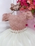 Vestido Infantil Rose C/ Renda e Saia Off White Damas Longo (2208RR) na internet