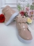 Coturno Infantil Nude Verniz C/ Velcro e Aplique Florzinhas (7300NU) - SHOPPING BRASILIA ATACADO & VAREJO