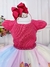 Vestido Infantil Princesa Festa Pink Peito Glitter (4136PK) na internet