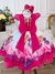 Vestido Infantil Princesa Festa Pink Peito Glitter (4136PK) - comprar online