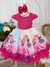 Vestido Infantil Princesa Festa Pink Peito Glitter (4136PK) na internet