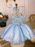 Vestido Infantil com Capa e Laço Festa Princesas Luxo (055AA) - comprar online