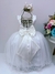 Vestido Infantil Off Renda Cinto Com Pérolas Strass (2124OF) - loja online