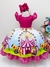 Vestido Infantil Circo Rosa Chiclete Carrossel Cinto Strass (1013RC) - comprar online