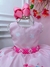 Vestido Infantil Rosa Unicórnio Festas de Aniversário Luxo (0715RS)