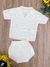 Conjunto Baby Camisa e Tapa Fralda Tricot Meninos Marfim (222405MF) - comprar online