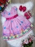 Vestido Infantil Rosa Circo Corações Laço Pink Super Luxo (3476Circo) - comprar online