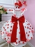 Vestido Infantil Off White Florido de Rosas Primavera Luxo (3315OV) - SHOPPING BRASILIA ATACADO & VAREJO