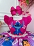 Imagem do Vestido Infantil Amigos Pink e Azul Cinto Perolas (0664PK)