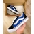 Tênis Vans Old Skool Skate Unissex Preto Azul Vulcanizado Tamanho:38;Cor:Azul (VansAzul_38)