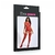 Body Sensual Vermelho Estilo Cinta-Liga e Meia Calça 7/8 Arrastão e Renda- Eva Intimate (AEESE009)