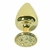 Plug Anal em Strass Dourado Joia Anal em Metal - HARD (HA135D) - loja online