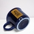 Caneca Zaro Café Azul com Borda Dourada 70ml (CZCAD70) - loja online