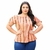 Blusa feminina ciganinha ombro a ombro casual elegante manga curta estampado crepe georgette sem elastano 36 ao 42 - P M (129bluscigcrepestam) na internet