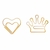 CLIPS LÚDICO PRINCESAS DISNEY GOLD DOURADO 8 UNIDADES - TRIS (CLPDG) - comprar online