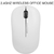 Mouse Sem Fio Fantech Forma Confortável W188 Branco 1200DPI - comprar online