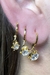 Trio Argolinha Estrelinha de Zircônia Banhado em Ouro 18k - comprar online