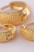 Trio de Brincos Argolinhas Grossas Banhado em Ouro 18k - comprar online