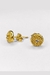 Brinco Círculo Pequeno Com Zircônia Central Banhado em Ouro 18k - comprar online