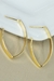 Brinco Argola Oval Banhado em Ouro 18k na internet