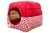 Cama Iglu e Toca Para Cachorro Luppet Luxo Vermelho Joaninha Tamanho:G (LP1012120-01G) - comprar online