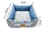 Cama para Cachorro Quadrada Impermeavel Luppet Azul Pets Tamanho:XGG (LP80210-02EGG) - SHOPPING BRASILIA ATACADO & VAREJO