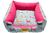 Cama para Cachorro Quadrada Impermeavel Luppet Rosa Pets Tamanho:G (LP80210-01G) - comprar online