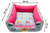 Cama para Cachorro Quadrada Impermeavel Luppet Rosa Pets Tamanho:G (LP80210-01G) - loja online