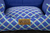 Cama Quadrada para Cachorro ou Gato Luppet Luxo Azul Geométrico na internet