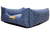 Cama Quadrada para Cachorro ou Gato Luppet Luxo Azul Petróleo Tamanho:G (LP88018-05G) - comprar online