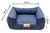 Cama Quadrada para Cachorro ou Gato Luppet Luxo Azul Petróleo Tamanho:G (LP88018-05G) - comprar online