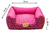 Cama Quadrada para Cachorro ou Gato Luppet Luxo Rosa Ossinho Tamanho:GG (LP8017-05GG) - comprar online