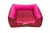 Cama Quadrada para Cachorro ou Gato Luppet Luxo Rosa Ossinho (LP8017-05)